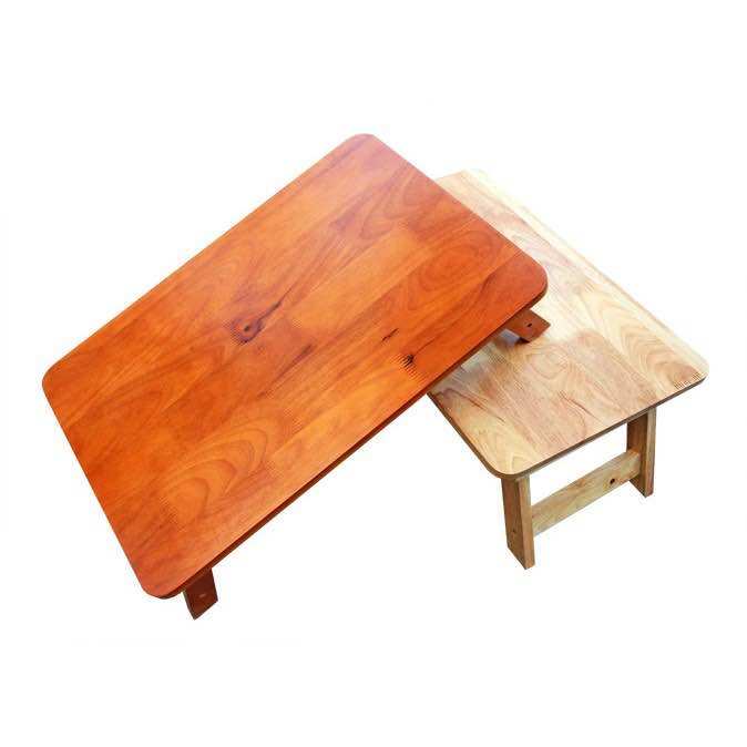 BÀN GỖ CHÂN THANG 50X70CM CHÂN XẾP GỌN