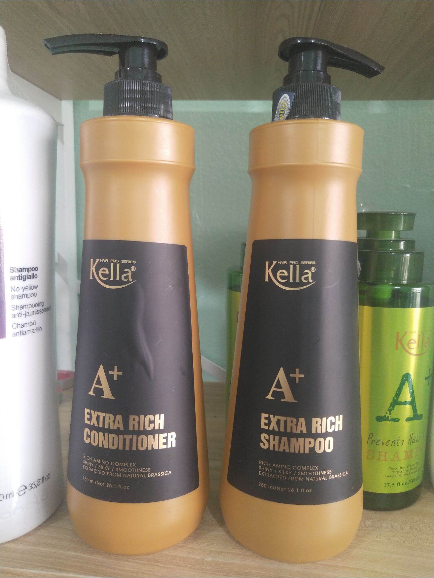 Combo Dầu Gội Dầu Xã Phục Hồi Kella A+ Extra Rich 750Ml