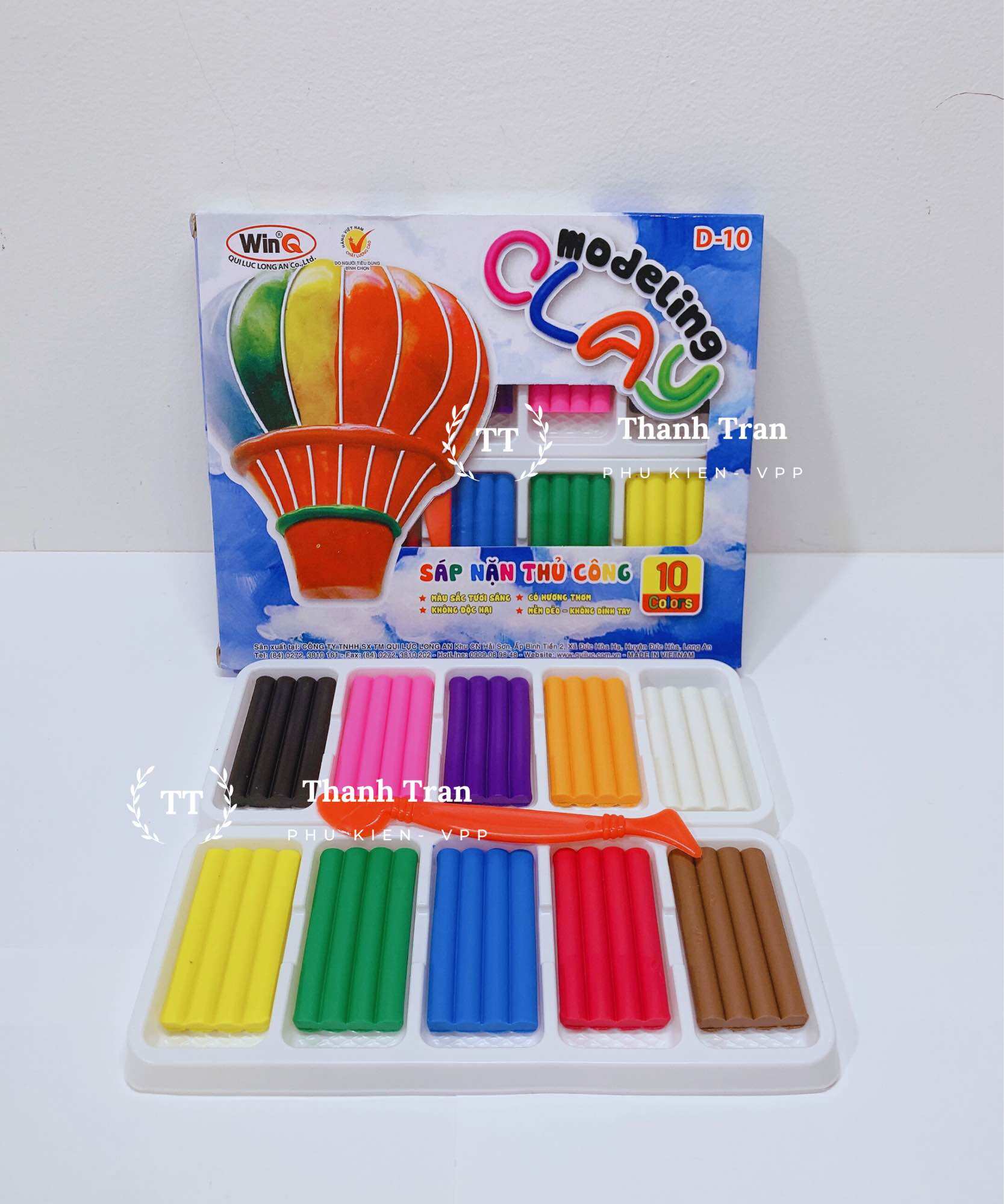 Đất nặn 10 màu WinQ D-10