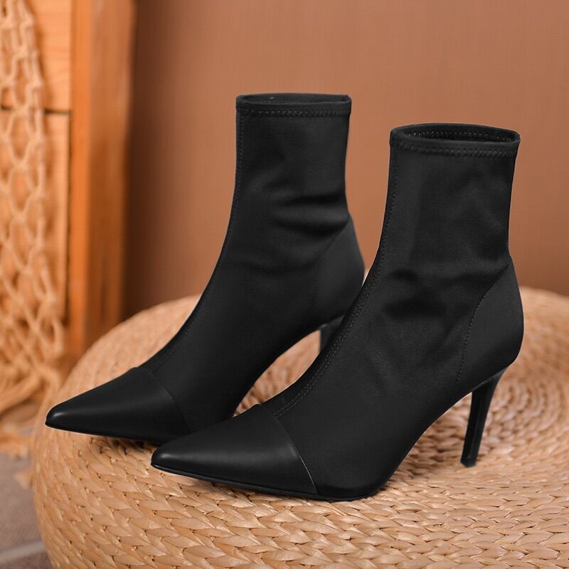 Boot Zara da lộn pha mũi da