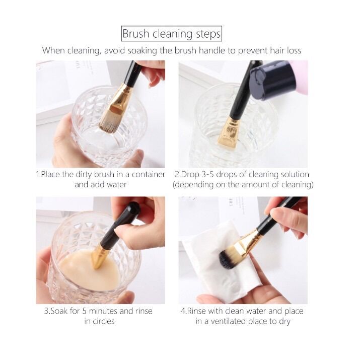 Nước Rửa Cọ Trang Điểm Mút Tán Miss Rose