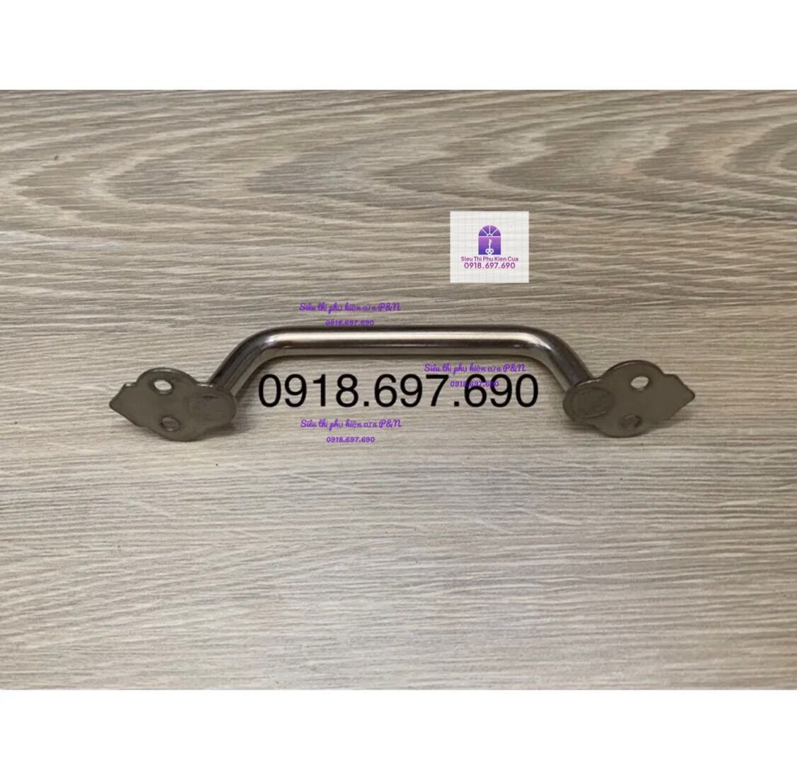 2 cái Tay nắm cửa U hoa inox đặc