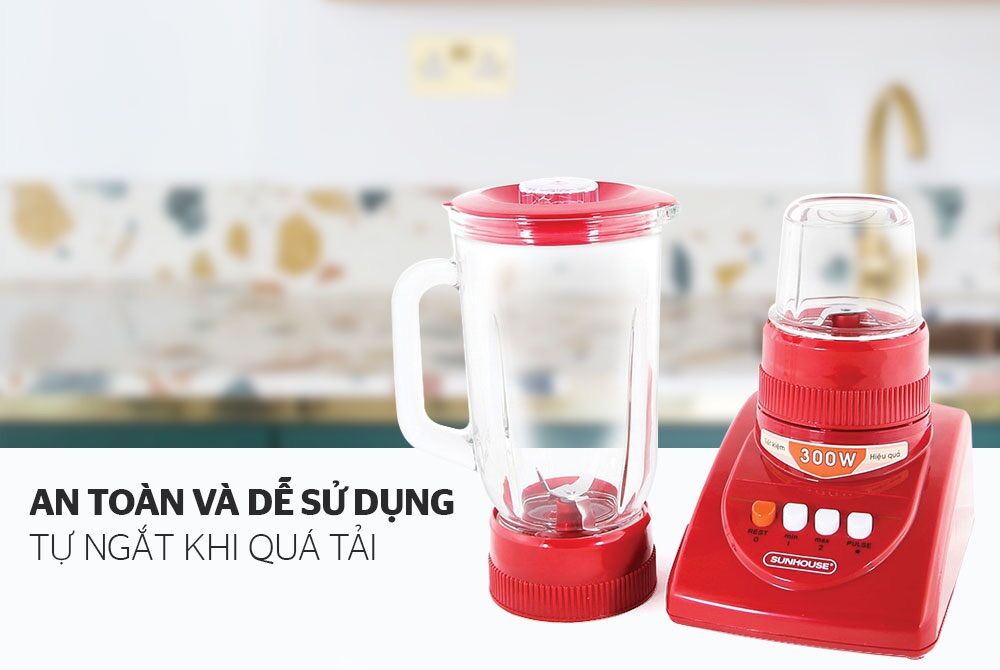 Máy xay sinh tố sunhouse SHD5115 đỏ