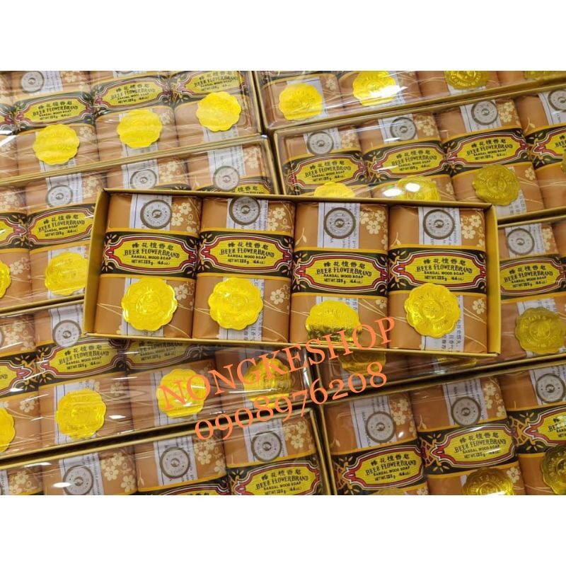 [Thái nhập TQ] LỐC 4 CỤC XÀ BÔNG TRẦM CON ONG THÁI LAN
