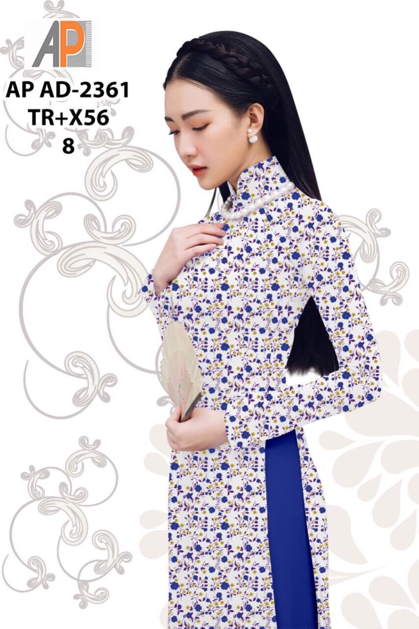 [HCM]Vải áo dài hoa nhí