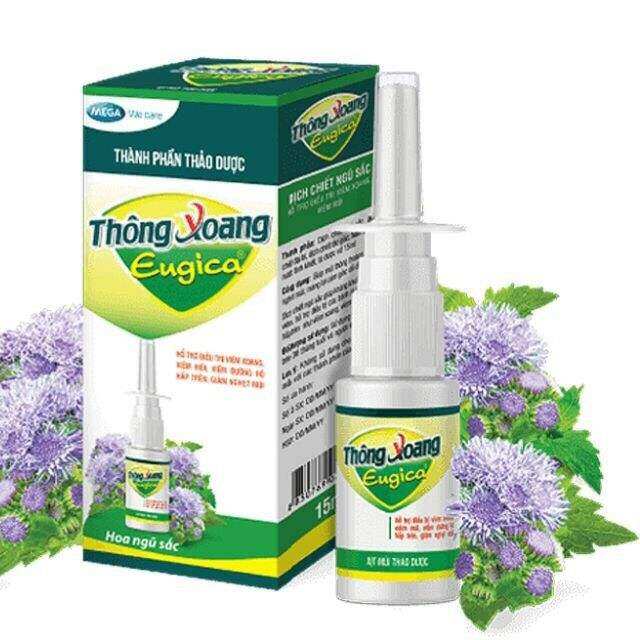 Xịt Thảo Dược Thông Xoang Eugica chai 15ml