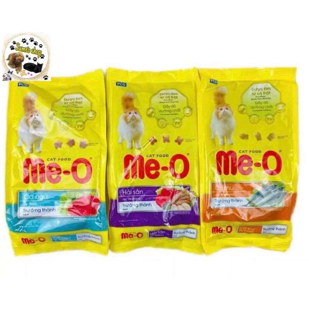 Hàng mới về combo 4 Gói Me-O Thức ăn hạt cho mèo lớn gói 350g