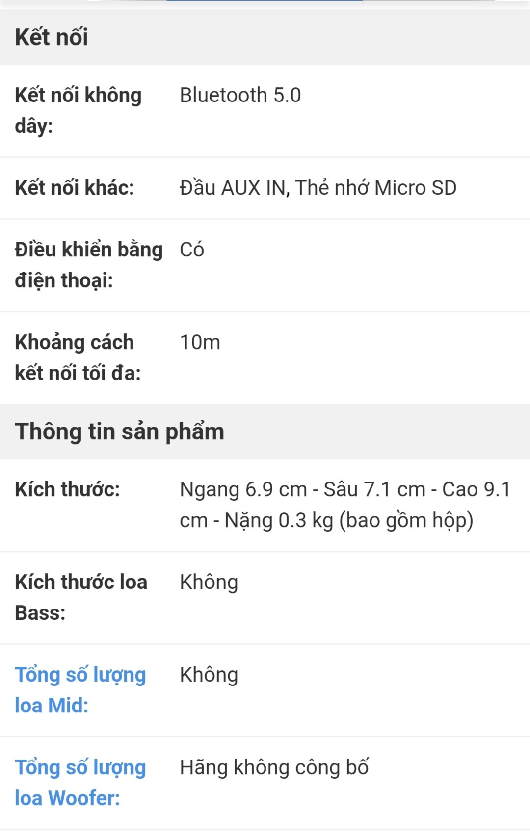 Loa Bluetooth Mozard Y550 Plus trưng bày 99%