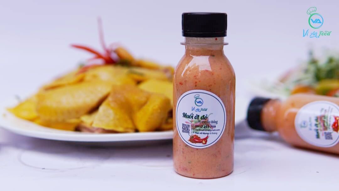 Muối ớt đỏ 150g dùng chấm gà hải sản