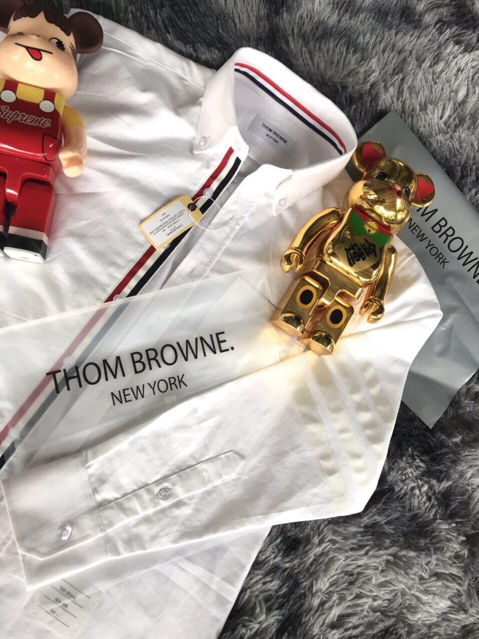 Áo sơ mi Thom Brown 4 sọc trắng