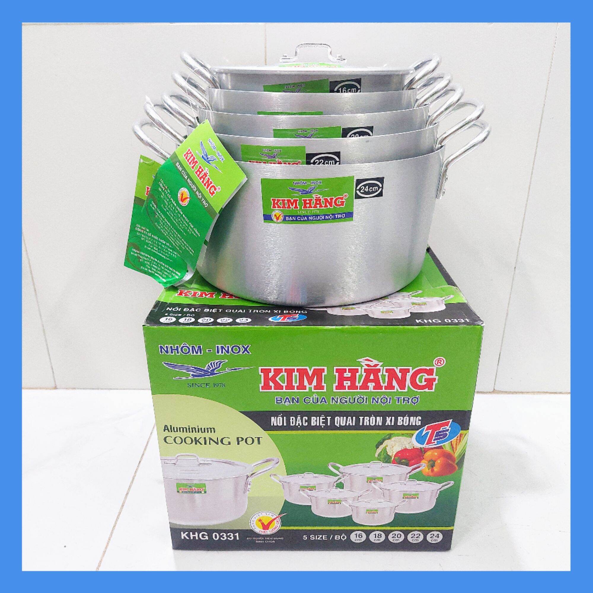 Nồi nhôm xi bóng Kim Hằng chính hãng
