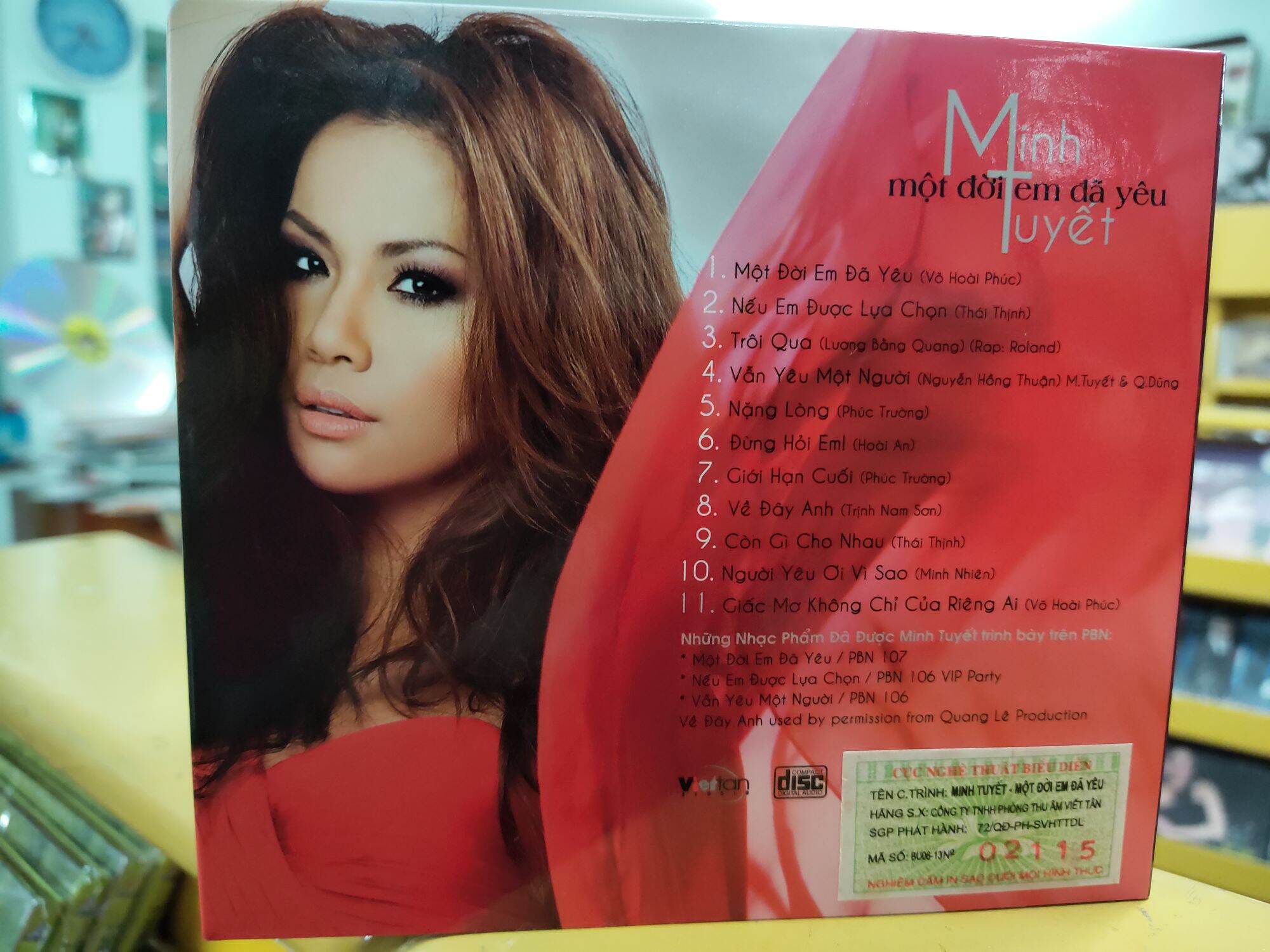 CD - MINH TUYẾT - MỘT ĐỜI EM ĐÃ YÊU