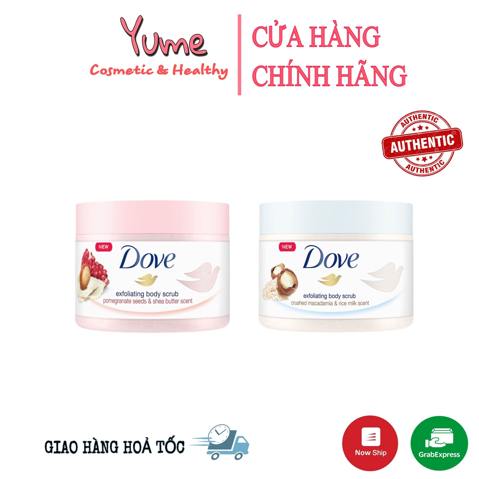 Kem tẩy tế bào chết Dove