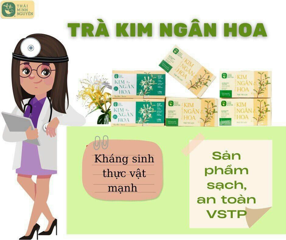 Trà kim ngân hoa túi lọc 40g