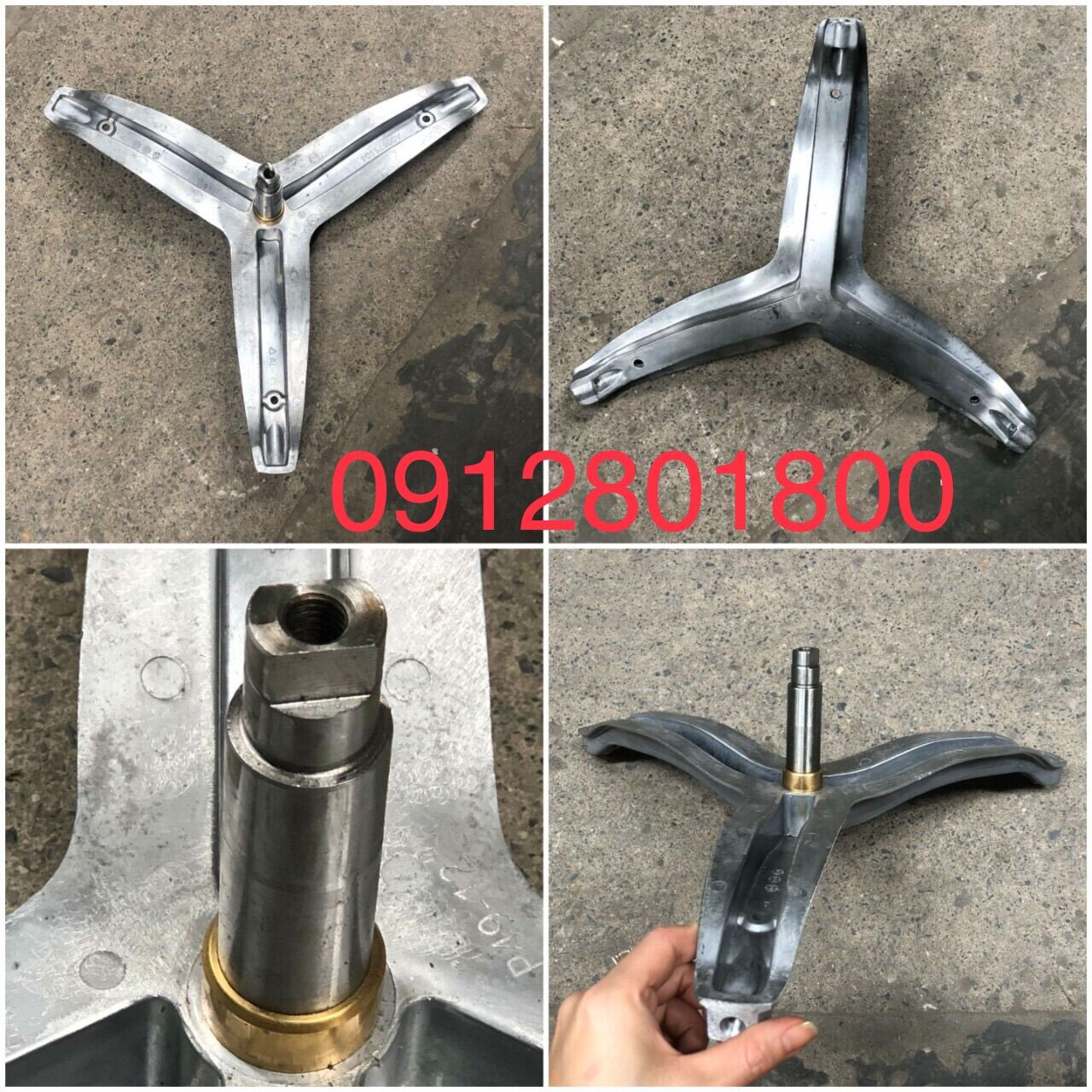 Trục càng ba chạc máy giặt electrolux 7,5kg ewf 7525 dgwa