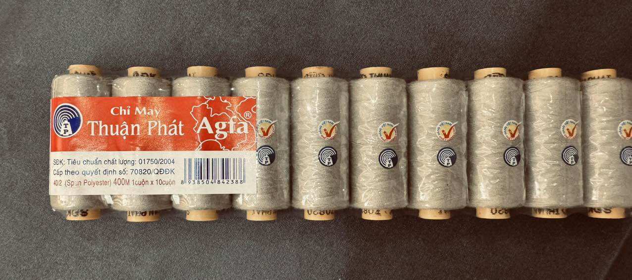 Chỉ may agfa - chỉ may cuồn nhỏ - chỉ may nhiều màu