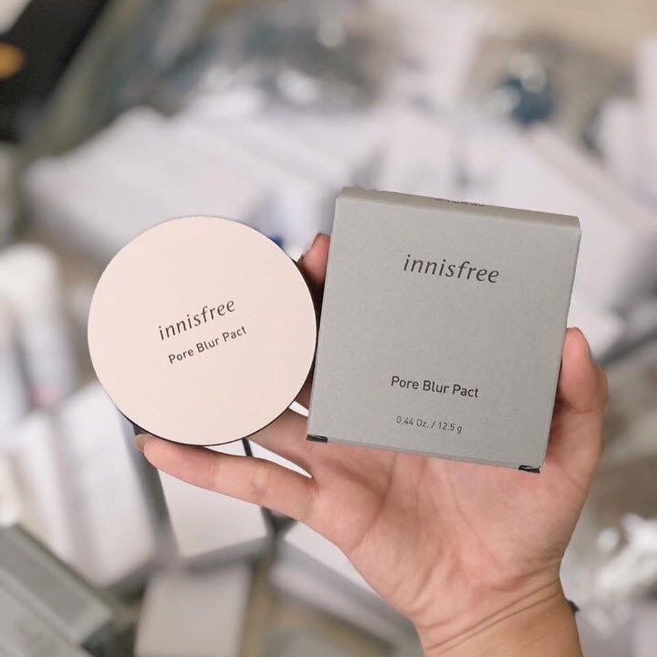Phấn Phủ Dạng Nén Innisfree Pore Blur Pact Innisfree (12,5g)