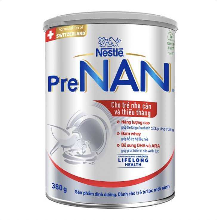 Sữa bột nestle nan pre - hộp 380g