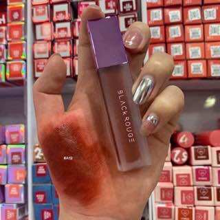Son Black Rouge A12 màu đỏ gạch ver 2 nắp tím