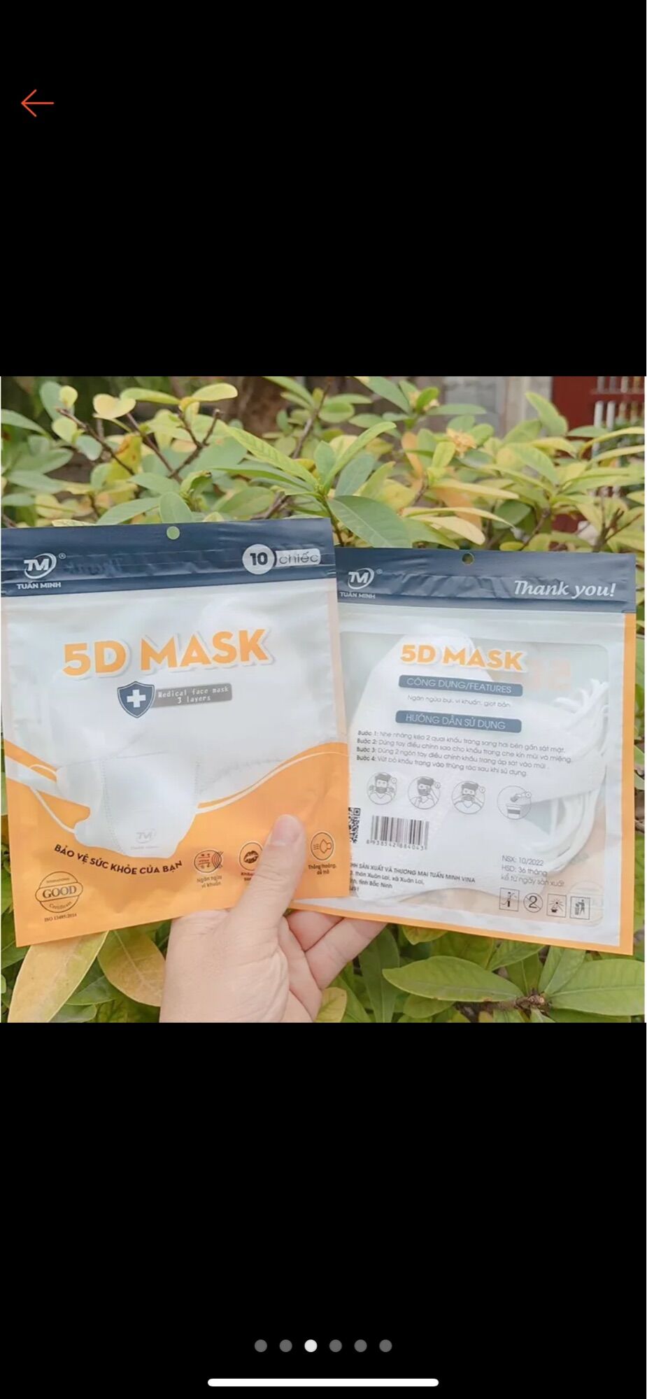 Sỉ thùng 100 khẩu trang 5D