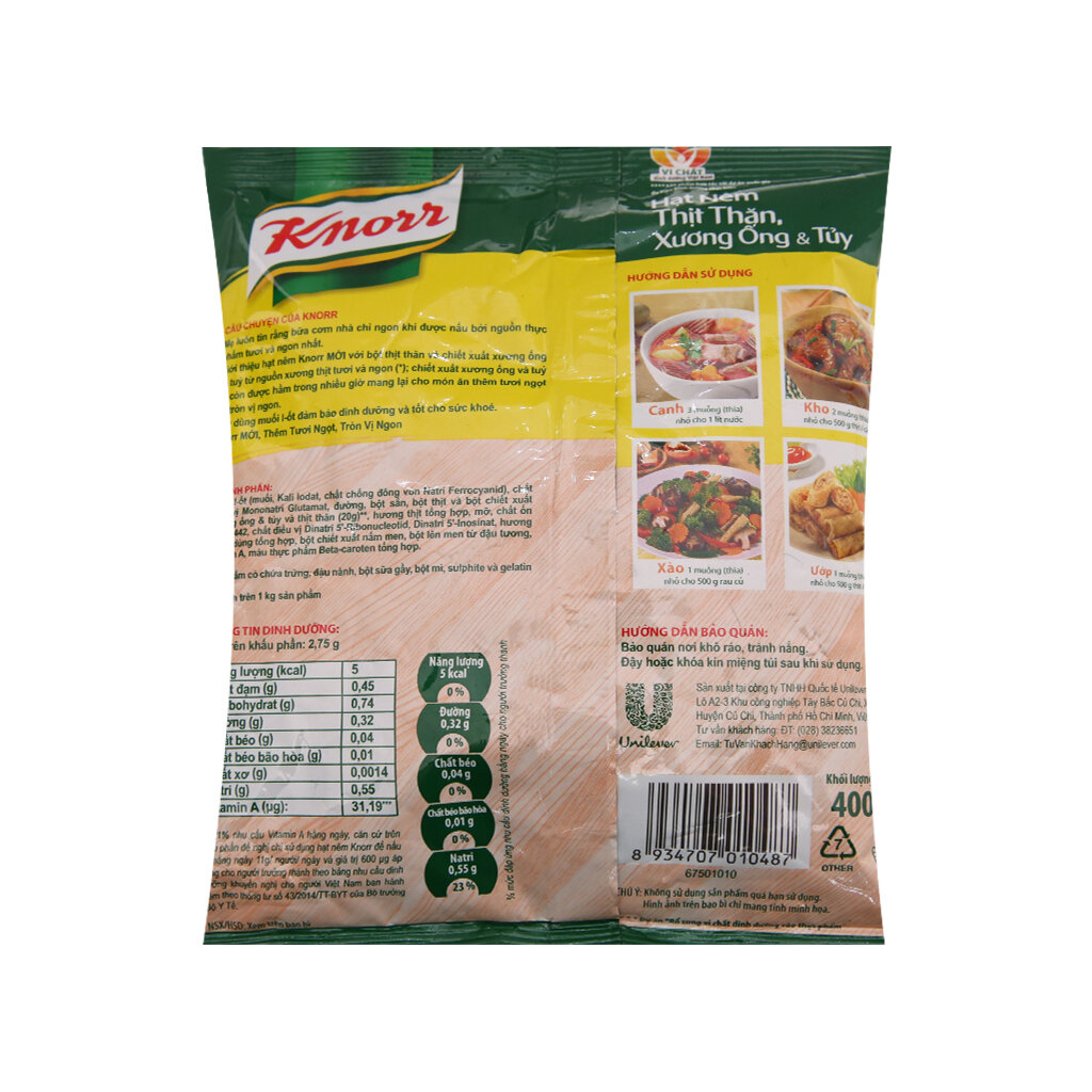 Hạt Nêm Knorr Gói 400g