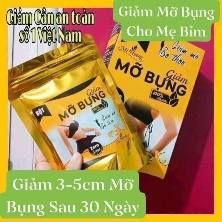 Bột Giảm Mỡ Bụng Mị Hương chính hãng- giảm cân mị hương