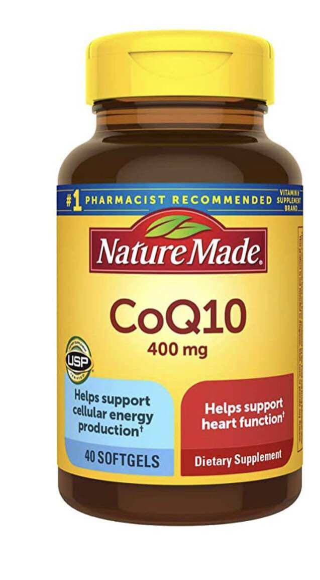 Bổ sung CoQ10 tốt cho tim mạch Nature Made CoQ10 400mg 40 viên
