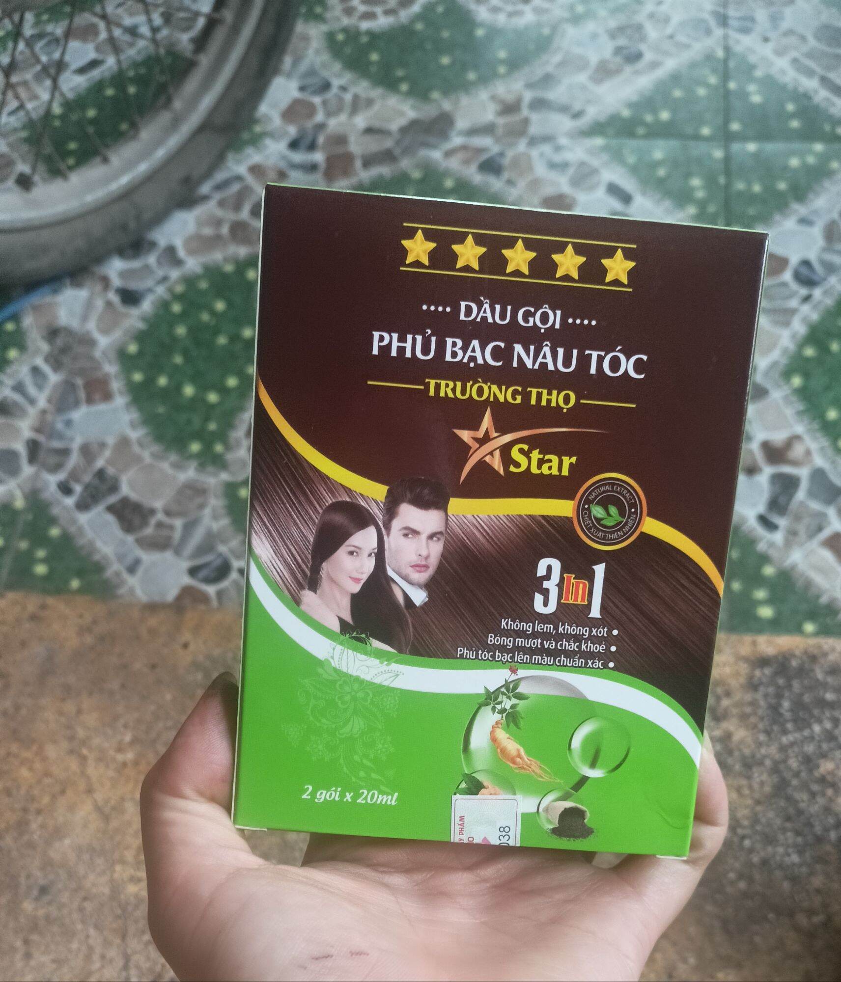 Dầu gội phủ bạc dạ thảo liên gói