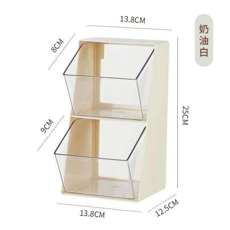 Hộp đựng đa năng cao cấp 2 tầng