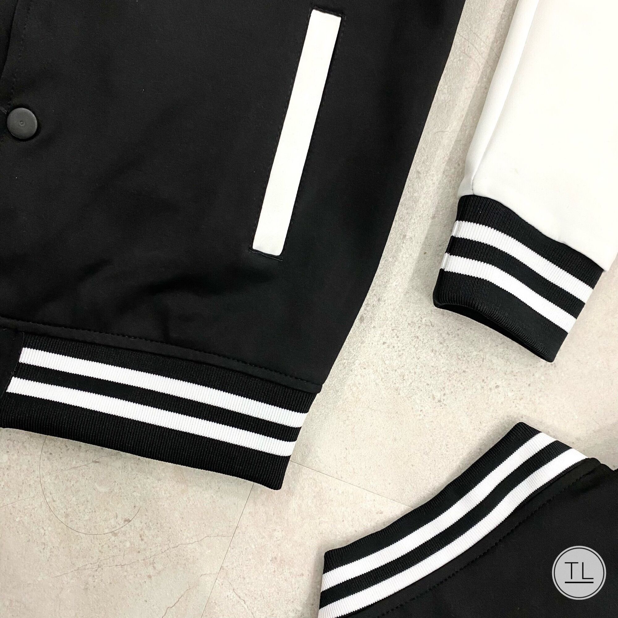 Áo Khoác Bomber Dioor Tay Trắng neww