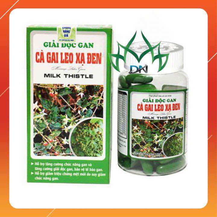 Giải độc gan cà gai leo xạ đen - bảo vệ gan, thải độc, hạ men gan