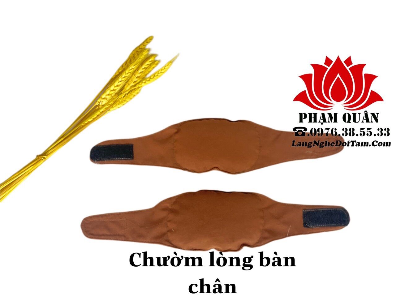 Chườm lòng bàn chân Phạm Quân, đôi chườm lòng bàn chân thảo dược
