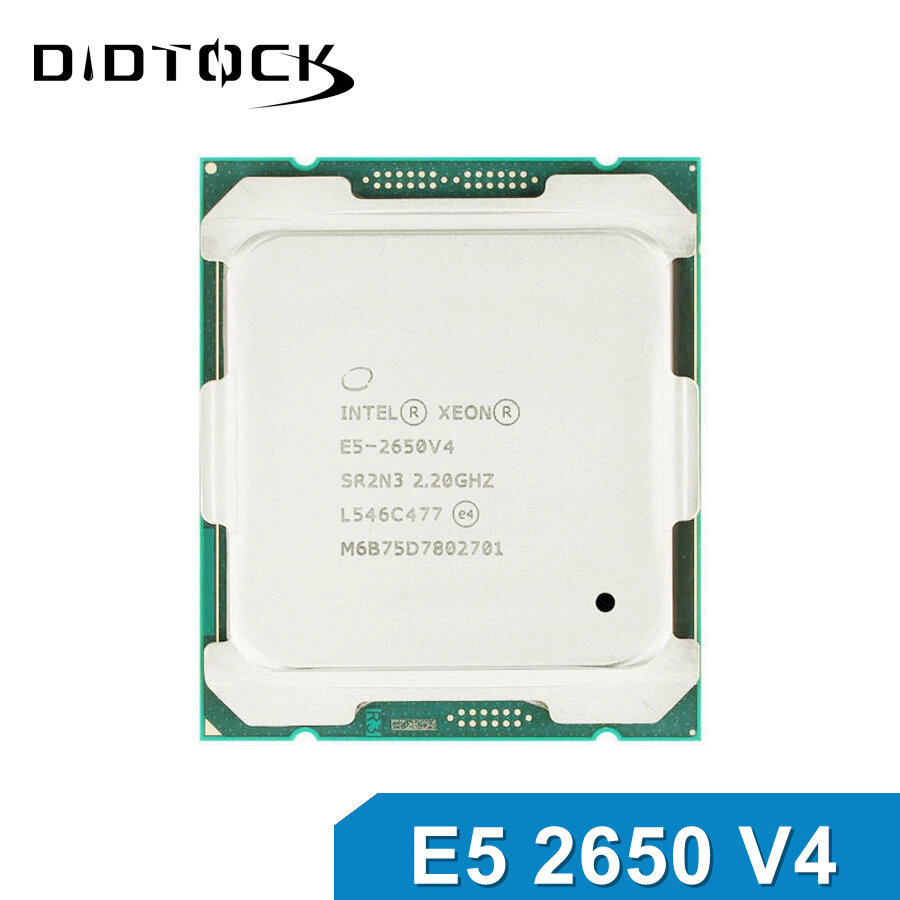 Intel | CPU Intel Xeon E5 2650 V4 SR2N3 2.2GHz 12 Nhân 24 Luồng LGA 2011-3 Dành Cho Máy Chủ, Hỗ Trợ DDR4, Sử Dụng Văn Phòng, Công Nghệ 14nm Giá 218,000 Đồng*Miễn phí vận chuyển