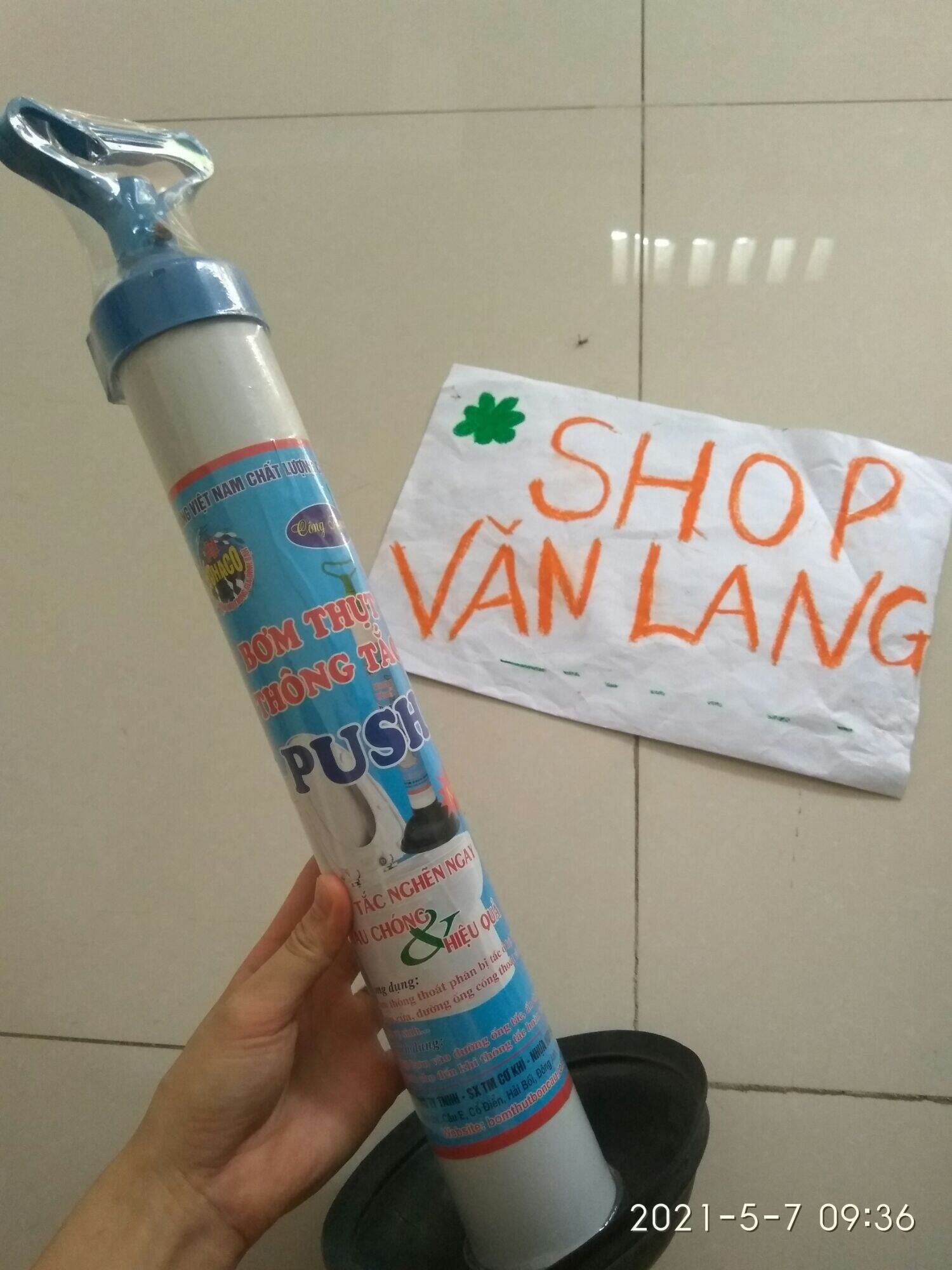 Bơm thụt thông tắc bồn cầu cao cấp