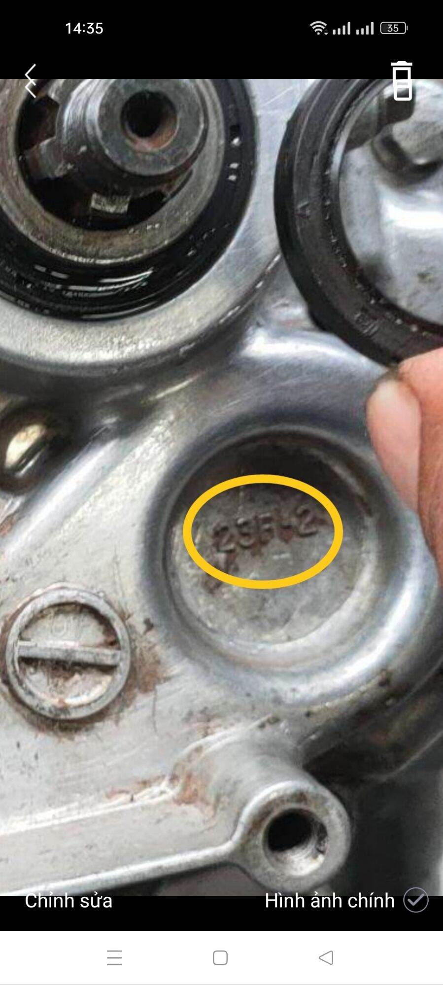 4 Ron cao su đầu suzuki Viva 110 mã 23F