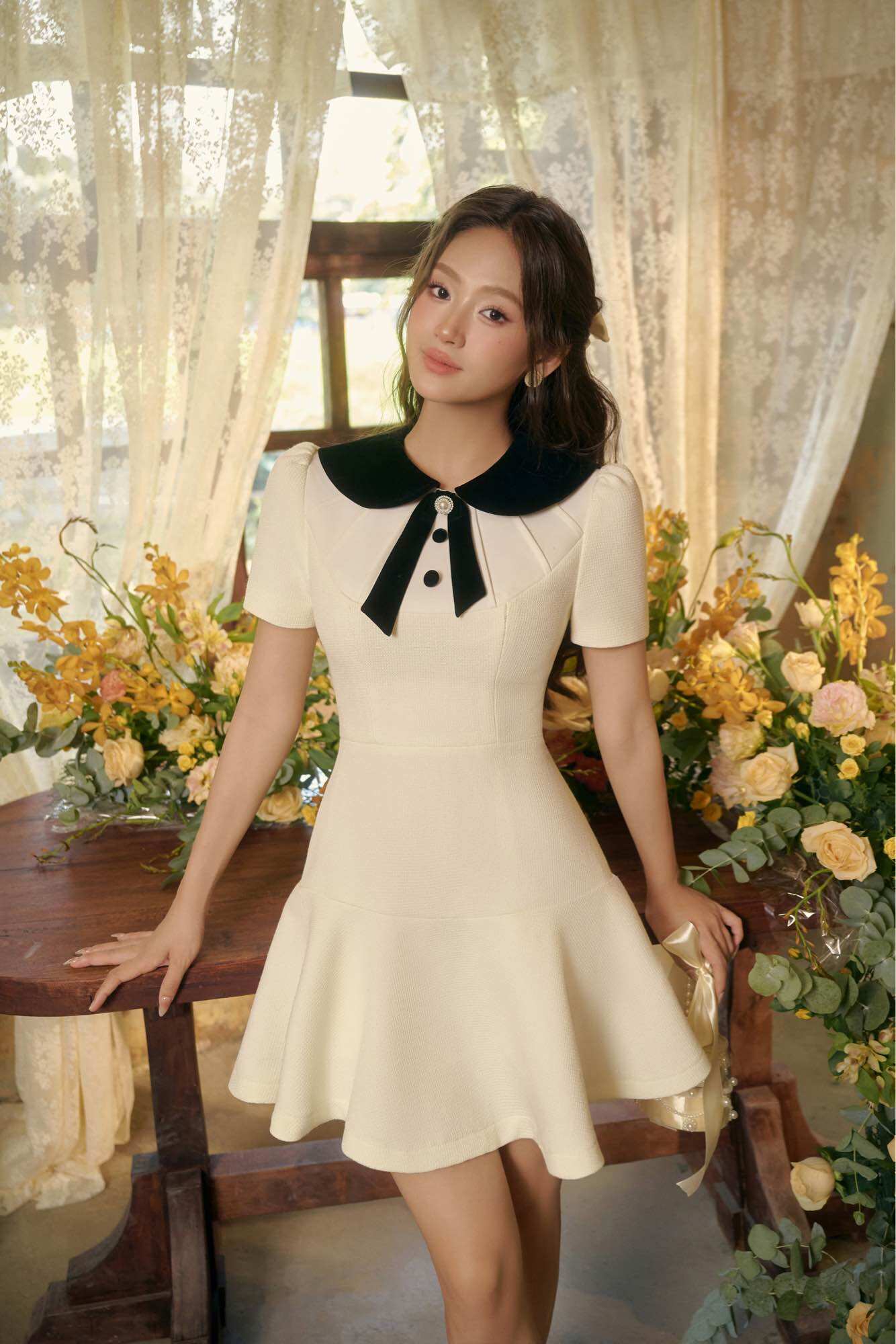 Céleste - váy dạ tweed winny dress