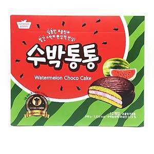 Bánh chocopie dưa hấu sfc hàn quốc hộp 12 cái 348g