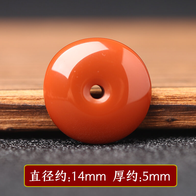 Phụ kiện nhỏ tự làm mã não nam hồng quặng thô tự nhiên hạt hoa sen hạt hồi vân hạt đơn hạt nam hồng tỳ hưu vòng tròn tê