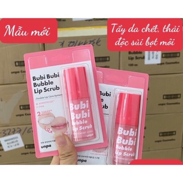 [HCM]GEL TẨY DA CHẾT MÔI UNPA BUBI BUBI LIP