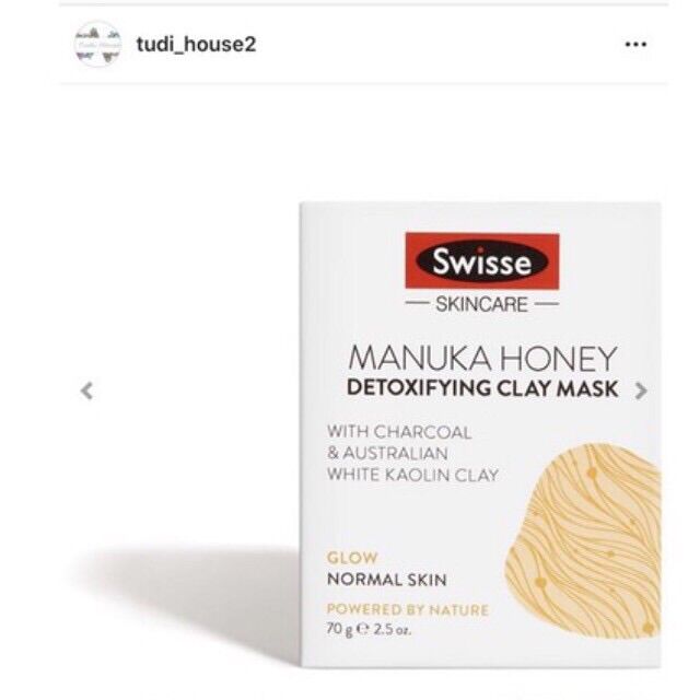 ] Mặt nạ đất sét Swisse Manuka Honey Detoxifying Facial Mask 70ml
