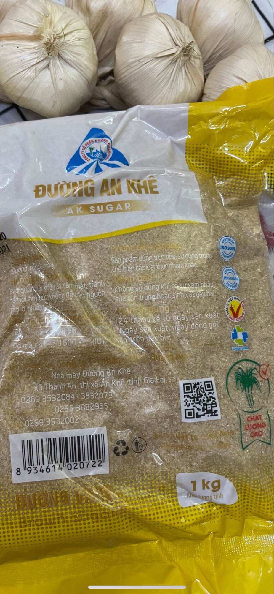 ĐƯỜNG VÀNG AN KHÊ 1KG