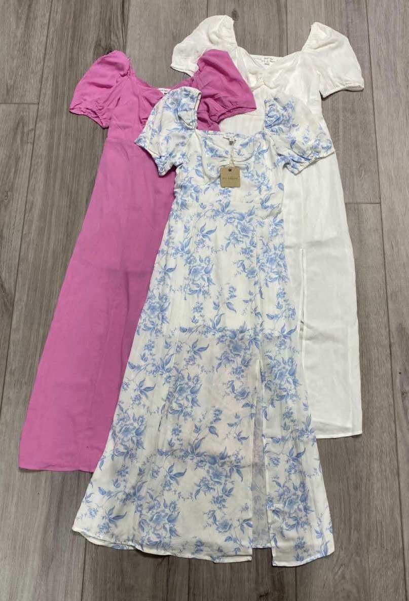 Đầm Midi Linen Xuất Dư Xịn Đẹp
