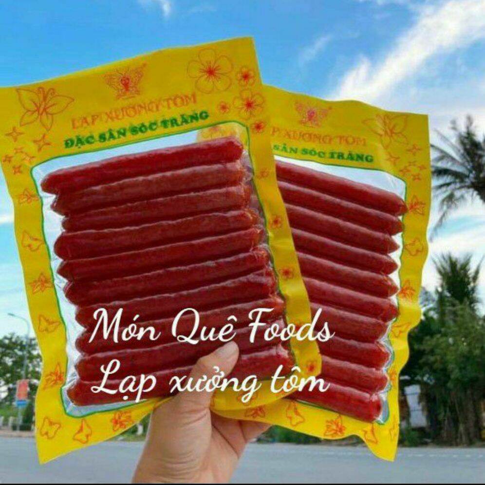 Lạp xưởng Tôm món ngon hao cơm cực tiện lợi đặc sản Sóc Trăng