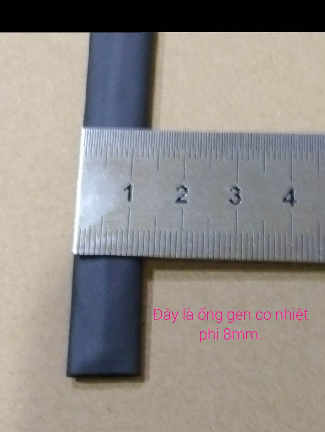 [HCM]Combo 5 ống gen co nhiệt màu đen 5 kích thước. phi 8 phi 10 phi 12 phi 16 phi 20.