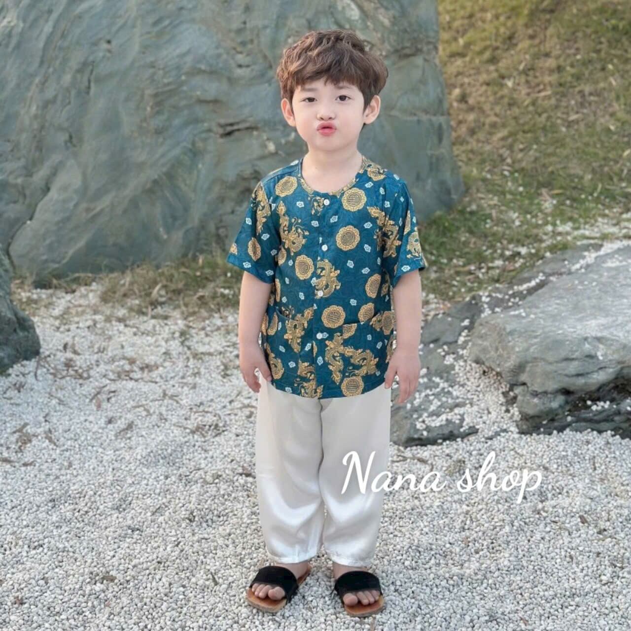 Bà ba cho bé/ Bộ bà ba bé trai bé gái chất lụa mềm mịn mát size 7ky - 25ky