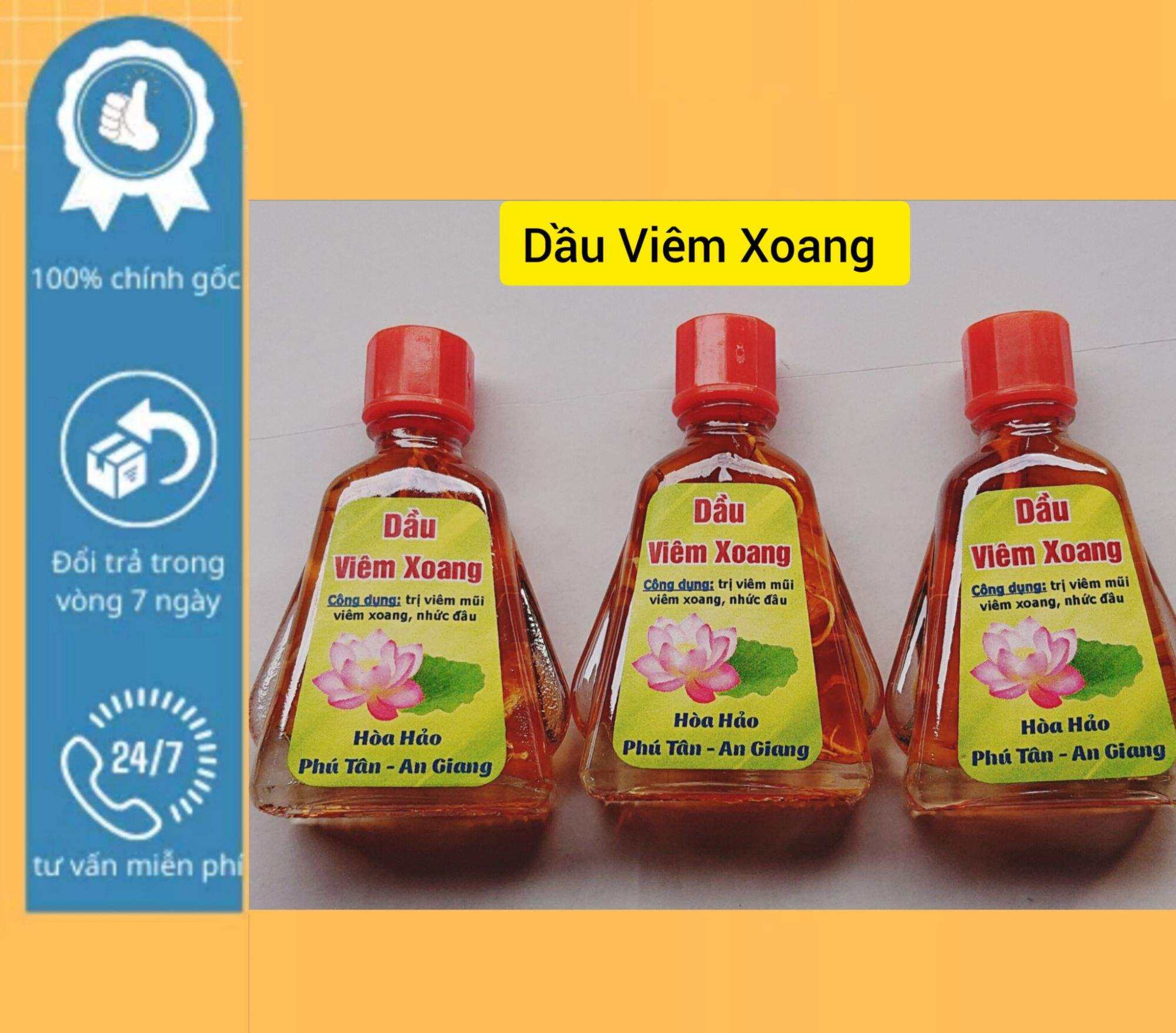 Dầu Hít Viêm Xoang Viêm Mũi Gia Truyền (3chai 7ml)