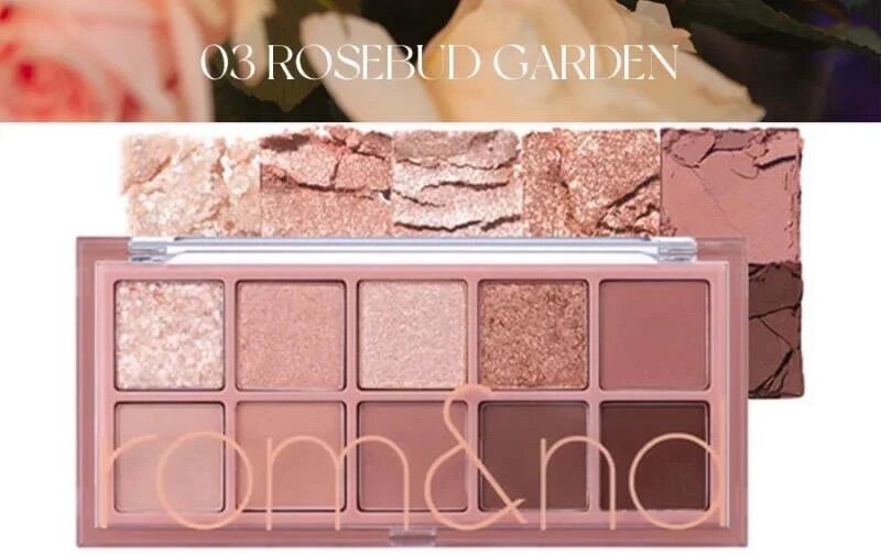 Bảng Phấn Mắt 10 Màu Siêu Lấp Lánh Romand Better Than Eye Palette