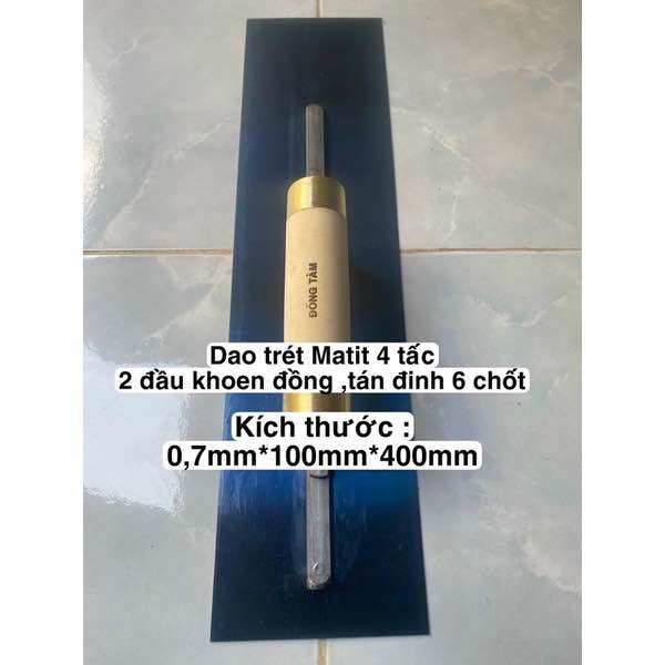Dao thép trét bột sơn nước cán gỗ cao cấp,dao thép trét bột matit bột bả