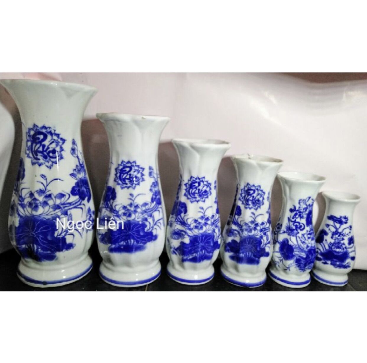 COMBO ĐỒ SỨ THỜ MEN LAM