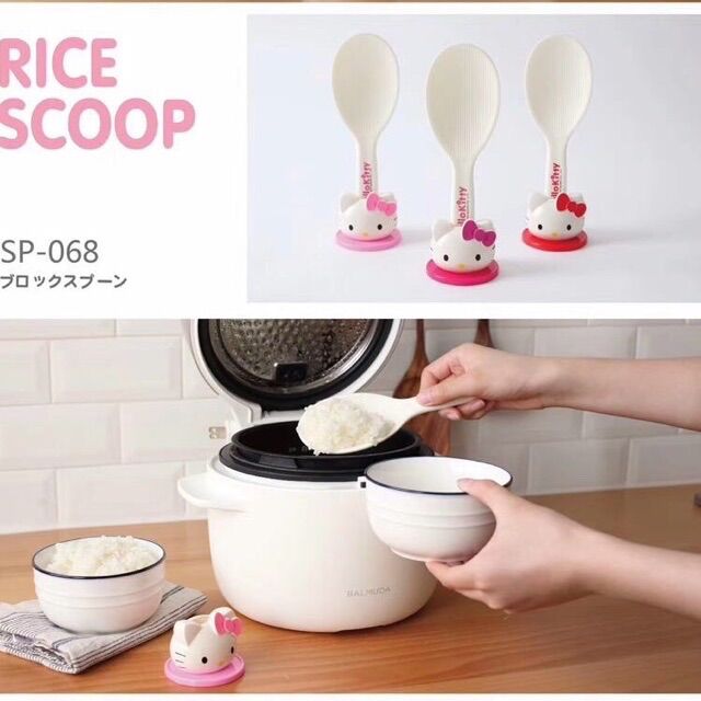 Muỗng vá cơm chống dính Hello Kitty